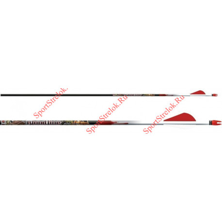 Стрелы Easton CARBON BLOODLINE 480 RED H NOCK AND HP INSERT 2" BLAZER VANES 6/PK