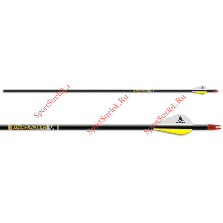 Стрелы Beman CARBON ICS BOWHUNTER 340 2" XPV VANES S-NOCK/CB INSERT 6/PK