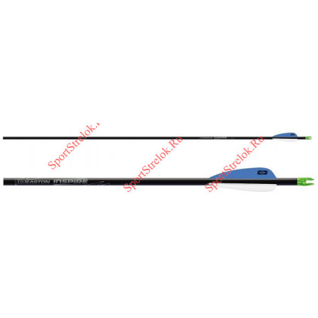 Стрелы Easton CARBON INSPIRE 1400 WITH 2,3" VANES,GLUED POINT 27"LONG 12/BULK